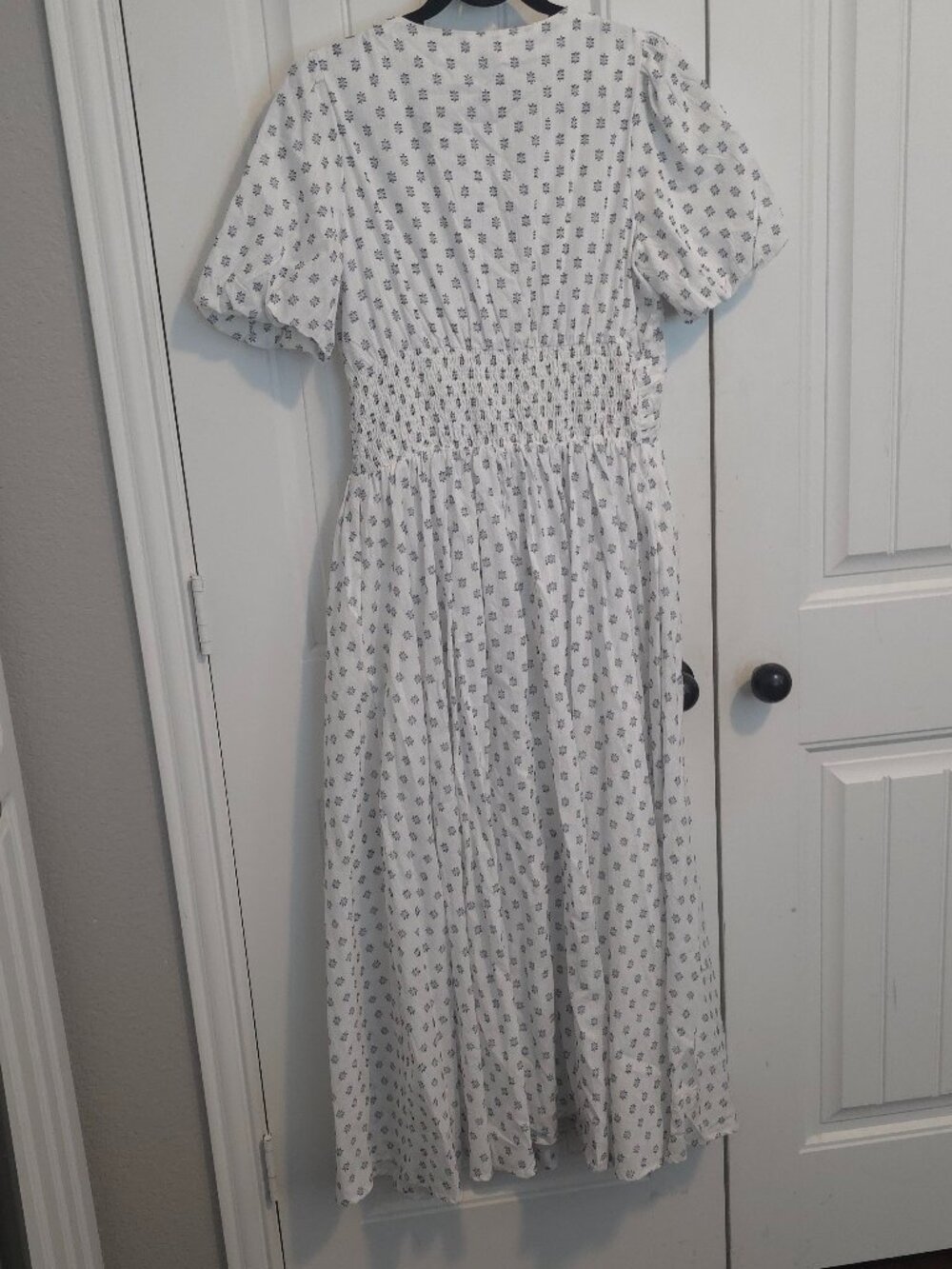 Anthropologie White Maxi Katerina Dress - Picture 3 of 10